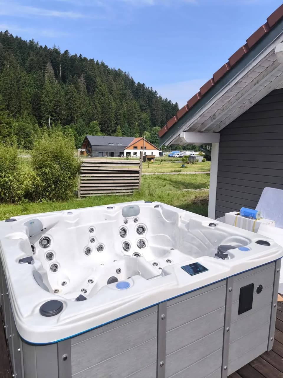 Installation d'un spa Ottawa à Gérardmer, autre vue du chantier