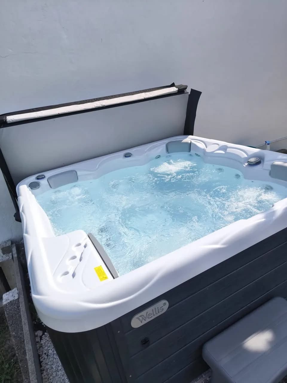 Installation d'un spa Pluto Plug and Play à Sausheim, autre vue du chantier
