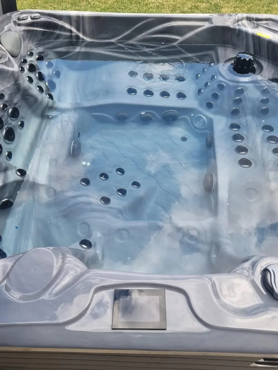 Installation d'un spa Poséidon à Grendelbruch, autre vue du chantier