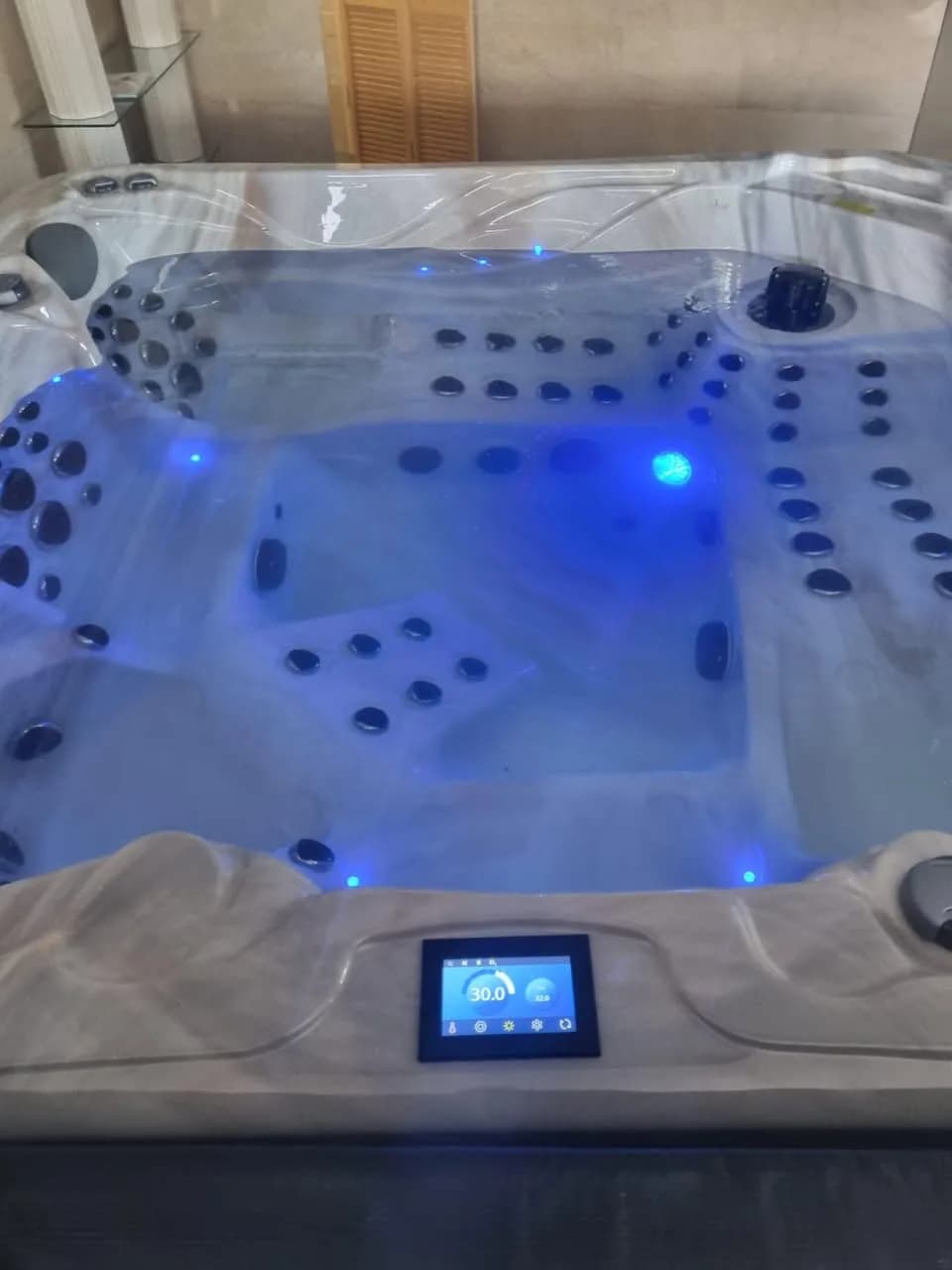 Installation d'un spa Poséidon à Kogenheim, autre vue du chantier