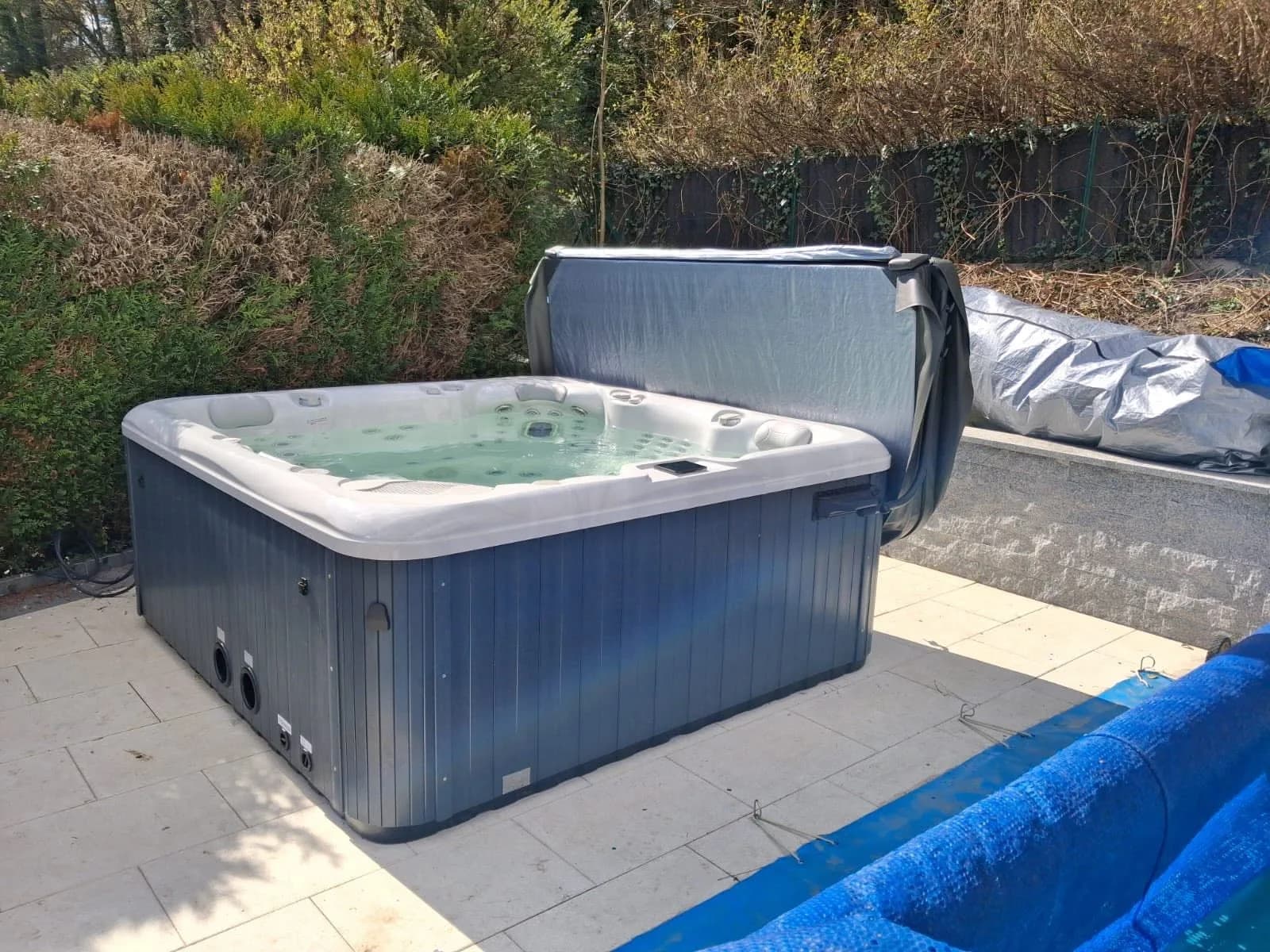 Installation d'un spa Poséidon à Lautenbach-Zell, autre vue du chantier