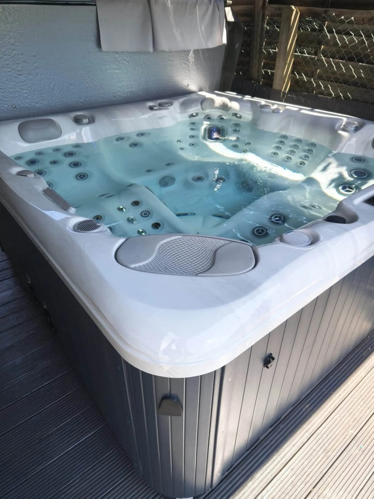 Installation d'un spa Poséidon à Munchhouse, autre vue du chantier