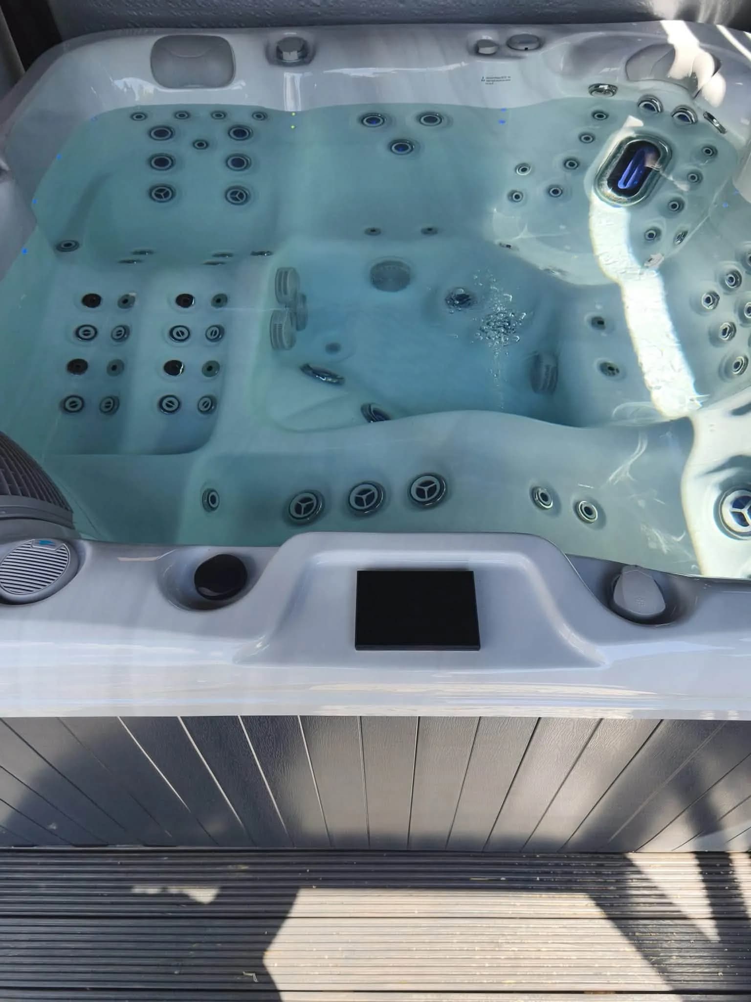 Installation d'un spa Poséidon à Munchhouse, autre vue du chantier