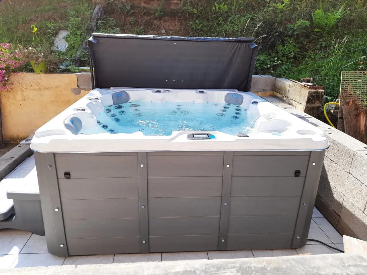 Installation d'un spa Québec à Malmerspach, autre vue du chantier