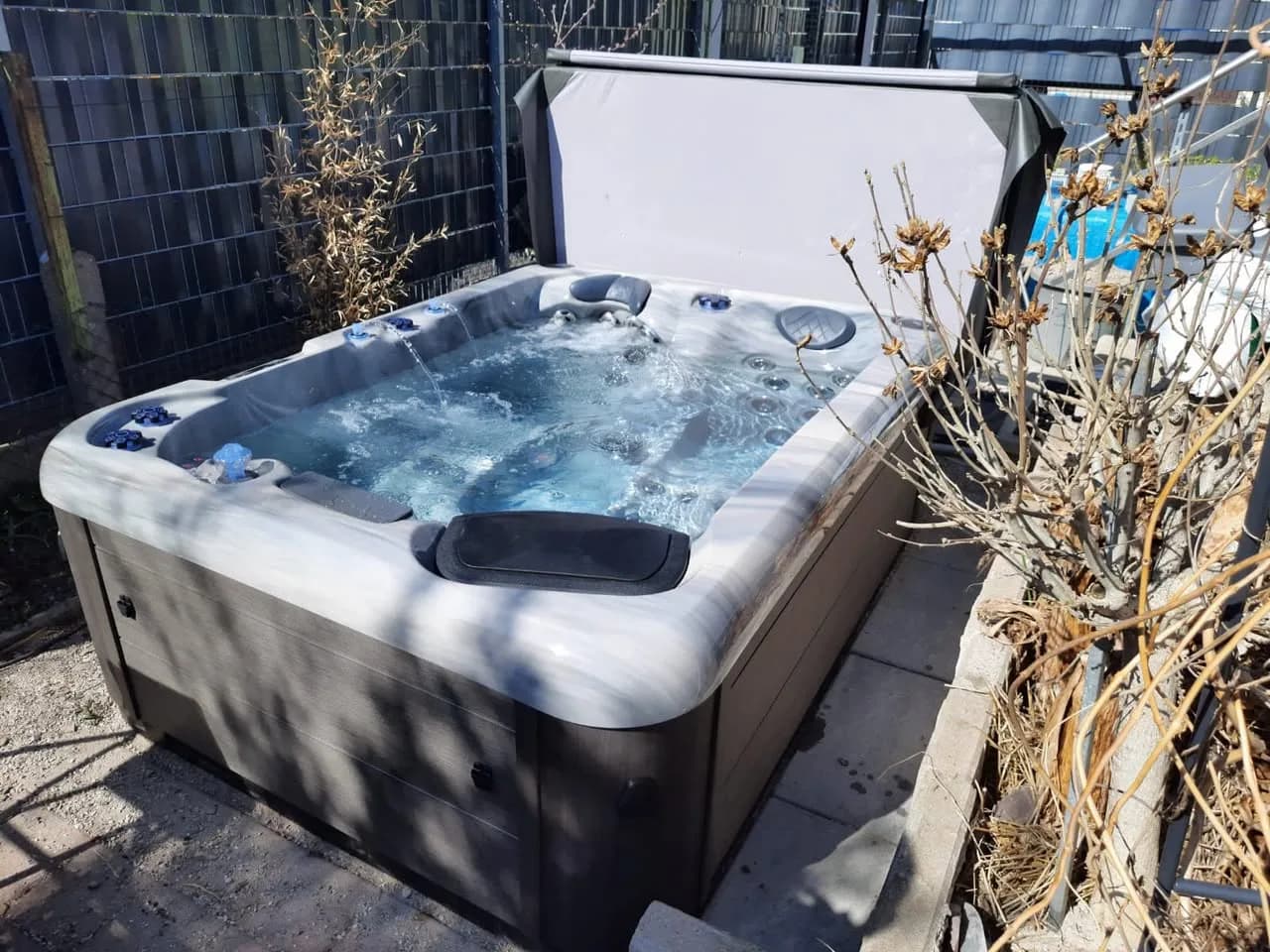 Installation d'un spa RC5 dans le Bas-Rhin, autre vue du chantier