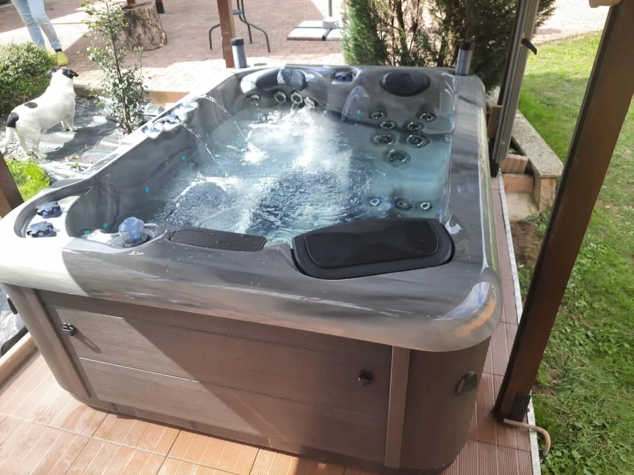 Installation d'un spa RC5 Full option dans le Haut-Rhin, autre vue du chantier