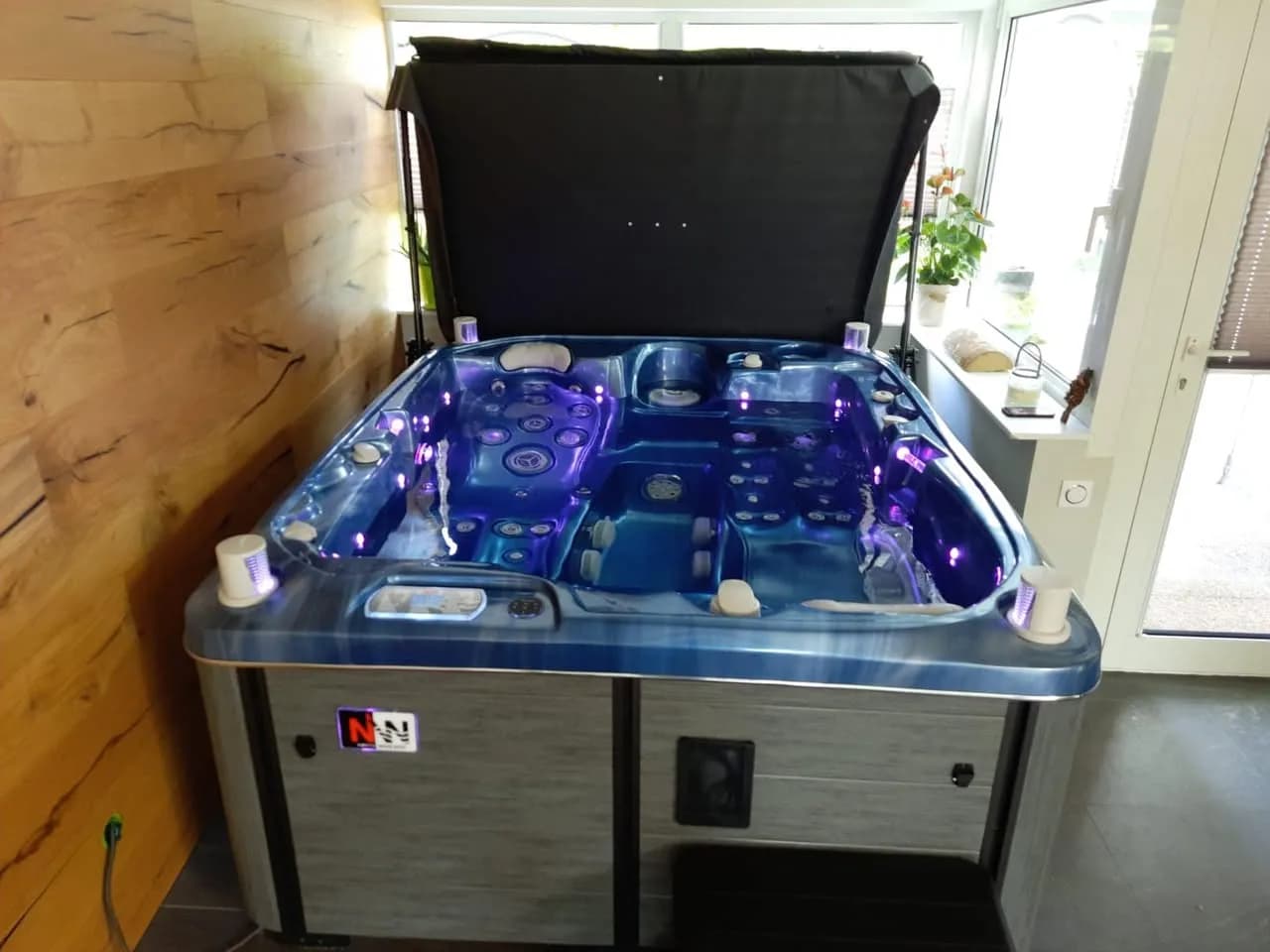 Installation d'un spa Rødberg Full option à Bischoffsheim, autre vue du chantier