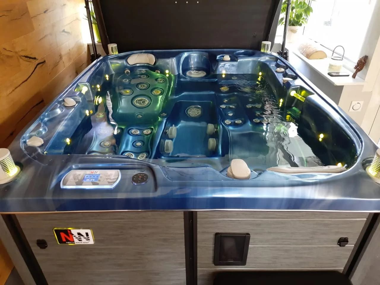 Installation d'un spa Rødberg Full option à Bischoffsheim, autre vue du chantier