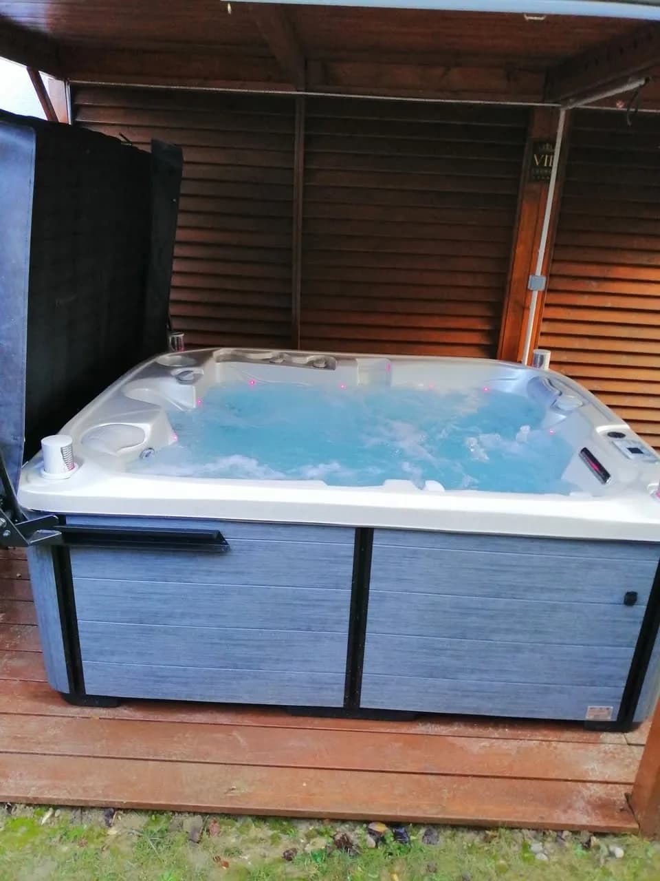 Installation d'un spa Rødberg à Wittenheim, autre vue du chantier