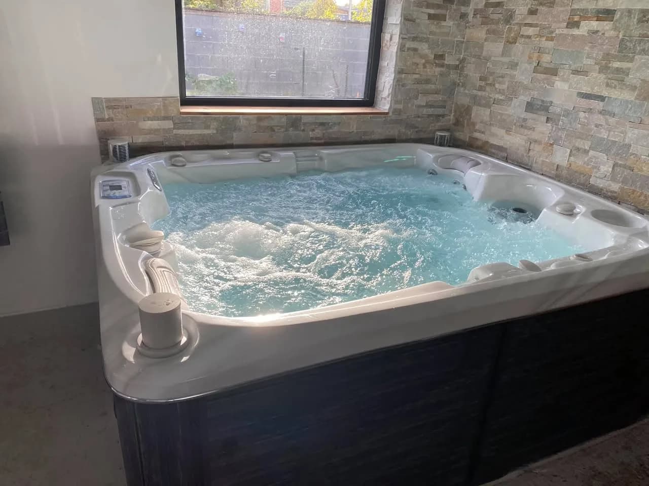 Installation d'un spa Rødberg à Wittisheim, autre vue du chantier