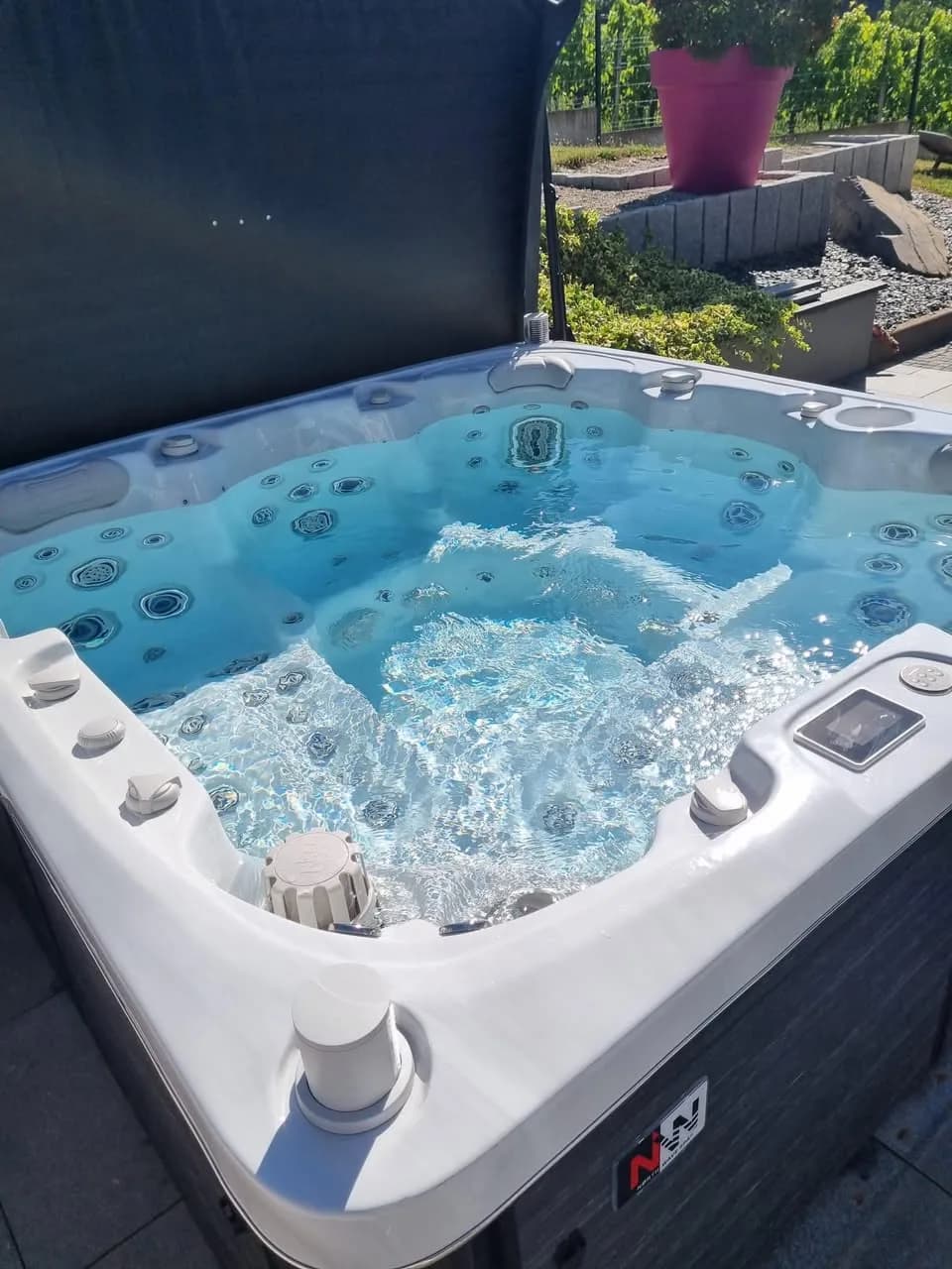 Installation d'un spa Sølveijg à Cernay, autre vue du chantier