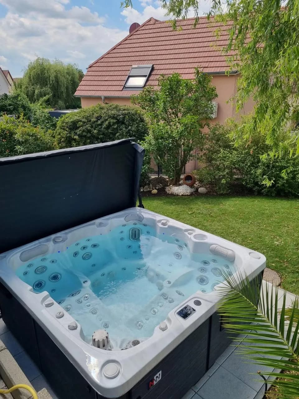 Installation d'un spa Sølveijg à Eguisheim, autre vue du chantier