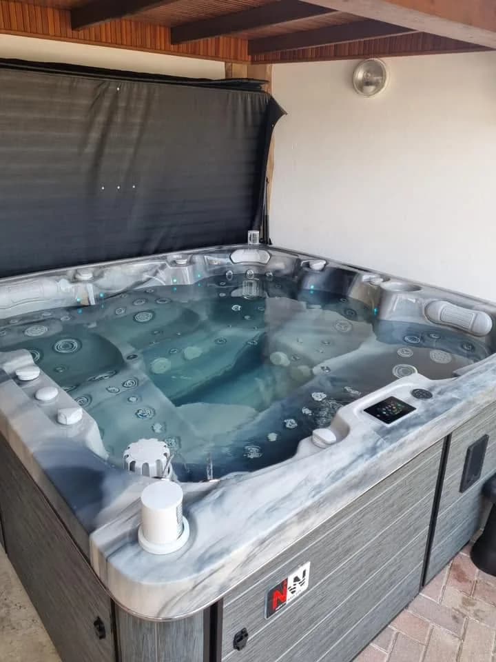 Installation d'un spa Sølveijg à Haguenau, autre vue du chantier