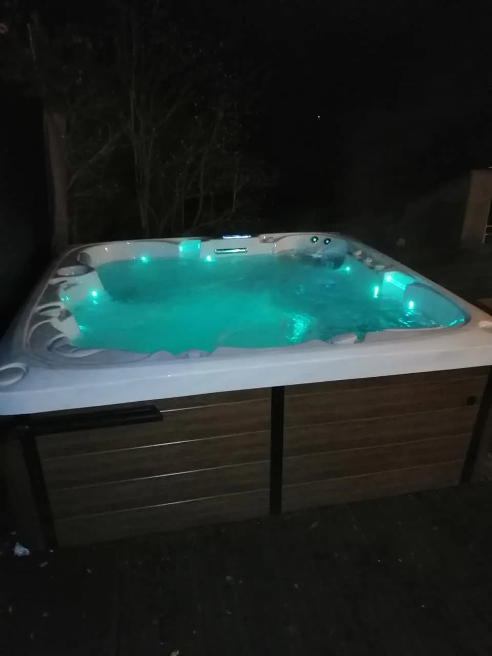 Installation d'un spa Sølveijg à Hirtzbach, autre vue du chantier