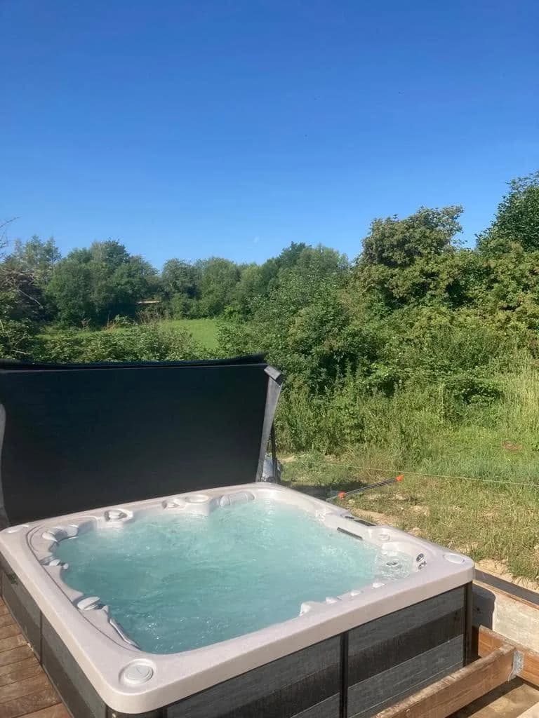 Installation d'un spa Sølveijg à Hochstatt, autre vue du chantier