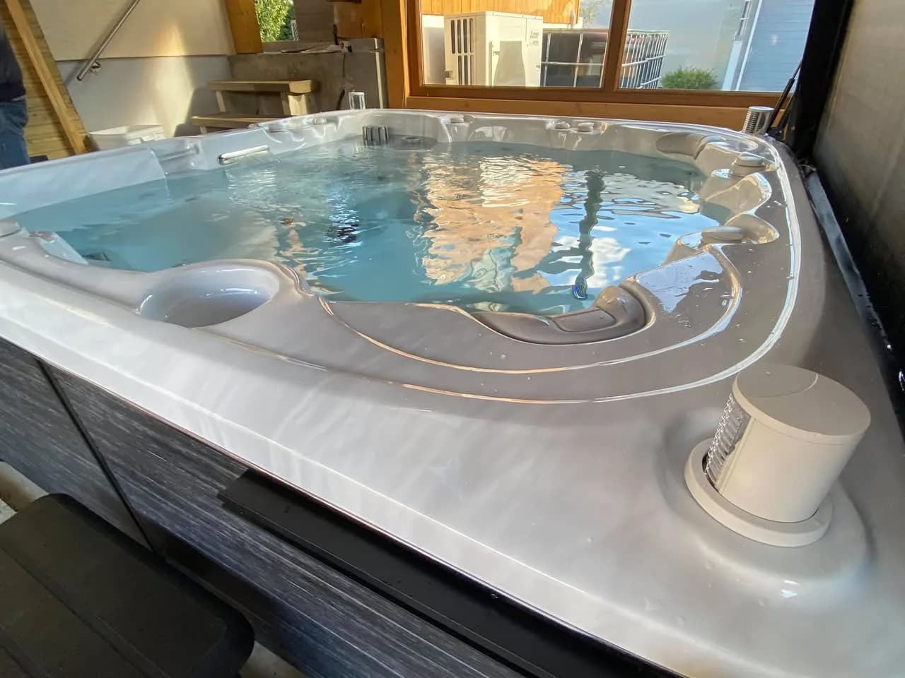 Installation d'un spa Søvik Full option à Wittelsheim, autre vue du chantier