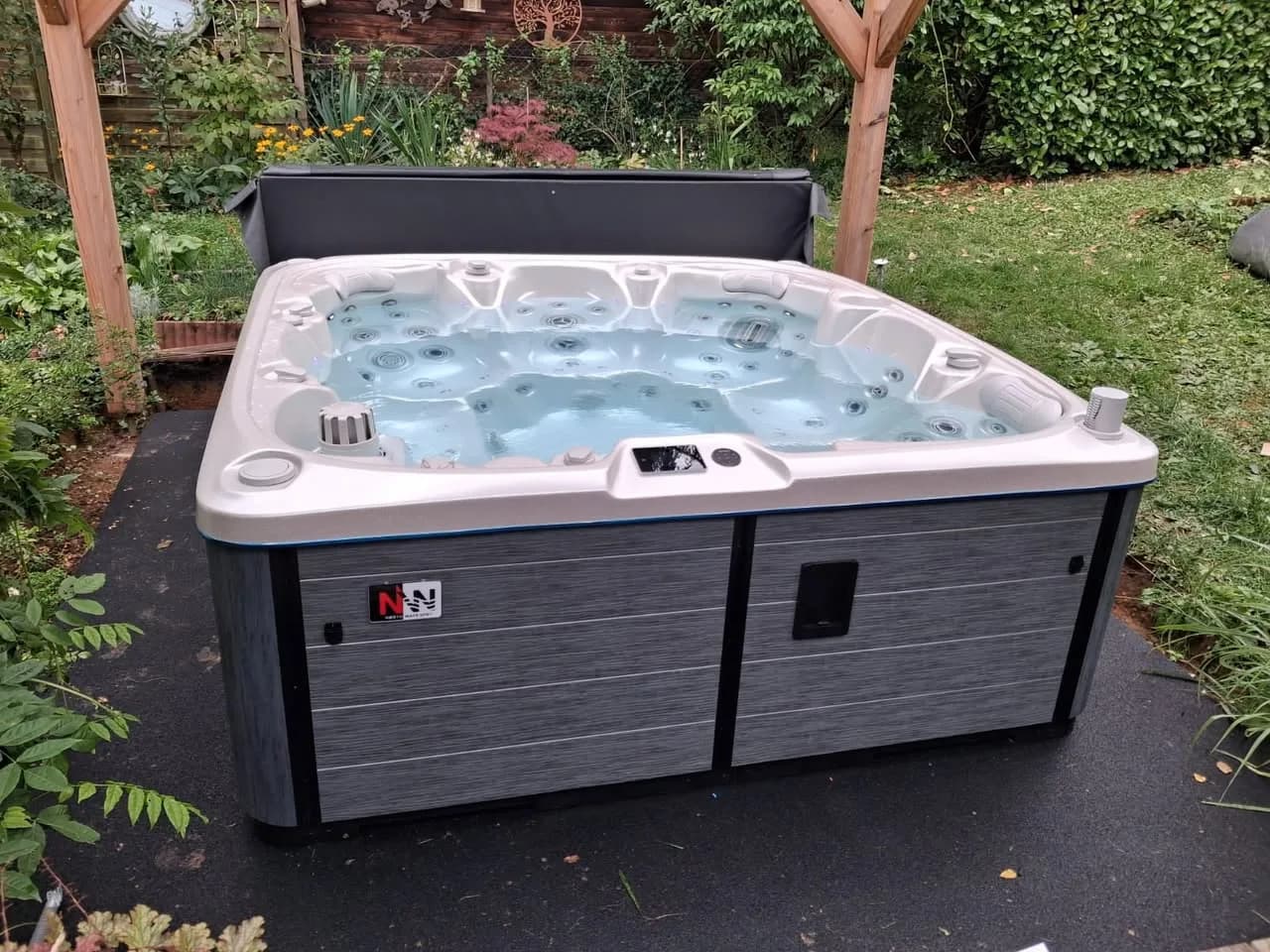Installation d'un spa Søvik à Osenbach, autre vue du chantier