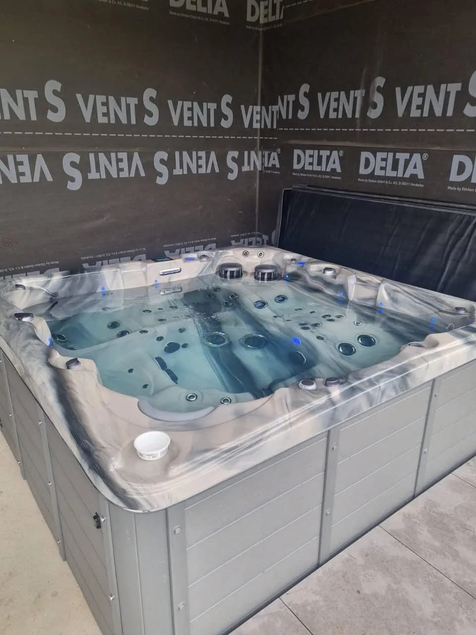 Installation d'un spa Sydney à Magstatt-le-Bas, autre vue du chantier