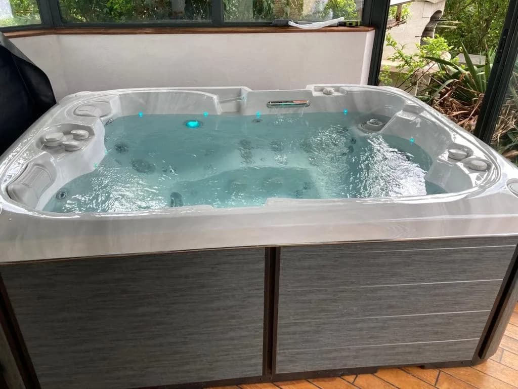 Installation d'un spa Tønsberg à Bennwihr, autre vue du chantier