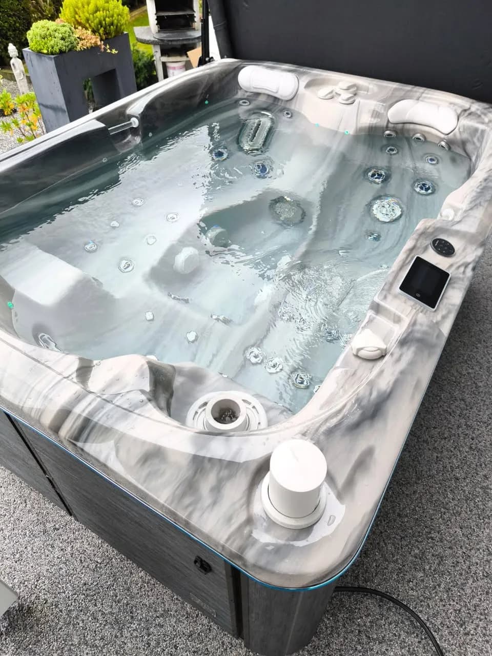 Installation d'un spa Tønsberg à Rittershoffen, autre vue du chantier