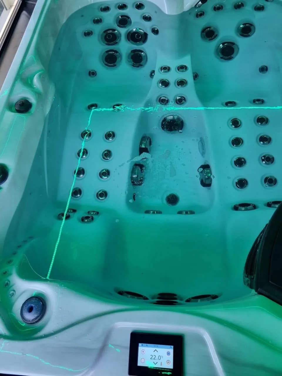 Installation d'un spa Topaz à Baldersheim, autre vue du chantier