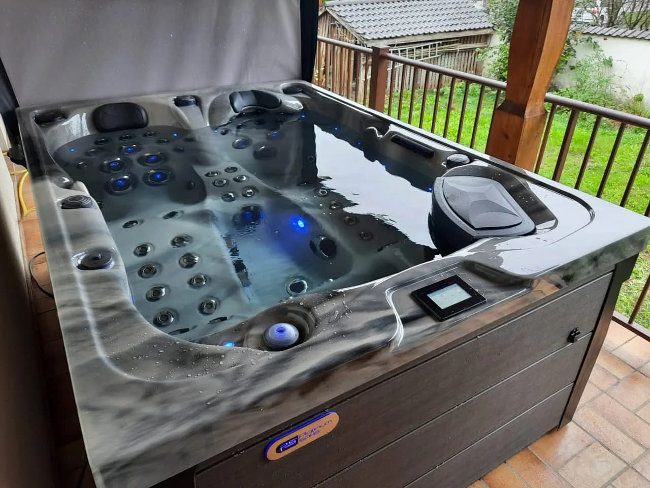 Installation d'un spa Topaz à Lutter, autre vue du chantier