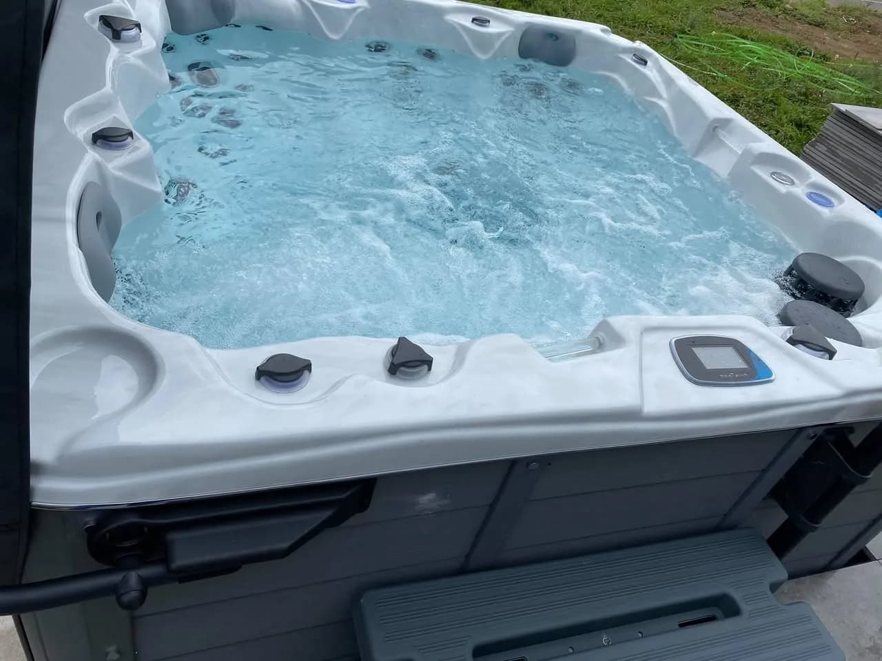 Installation d'un spa Toronto dans le Haut-Rhin, autre vue du chantier