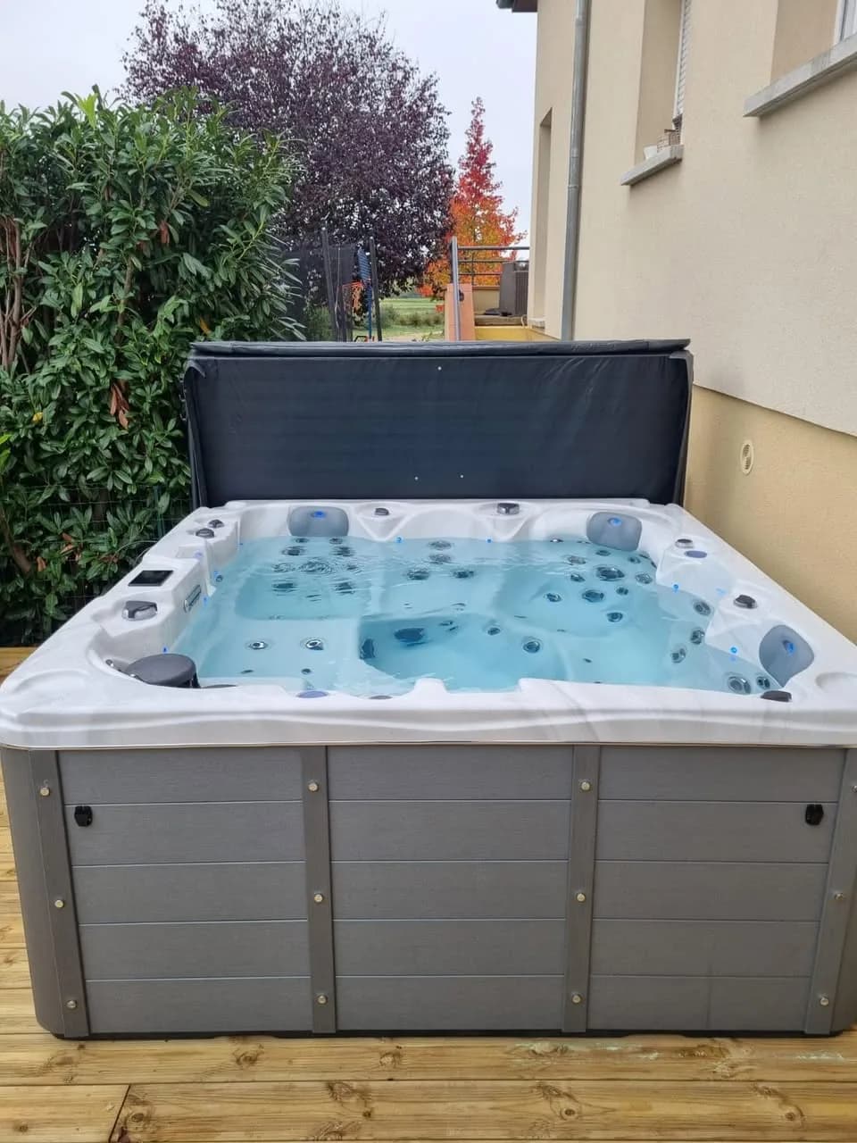 Installation d'un spa Toronto à Ensisheim, autre vue du chantier