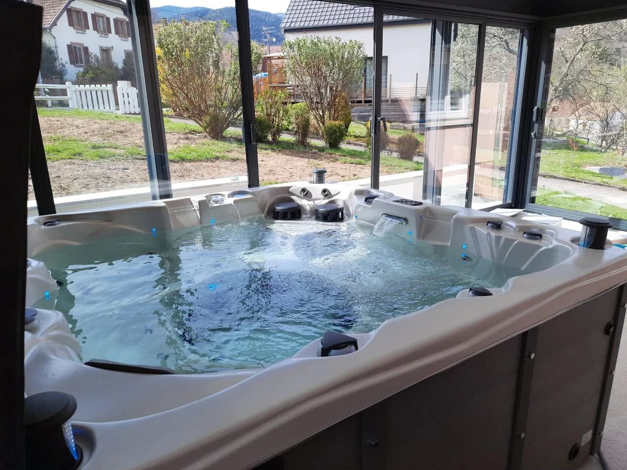 Installation d'un spa Toronto Full option à Lautenbach-Zell, autre vue du chantier