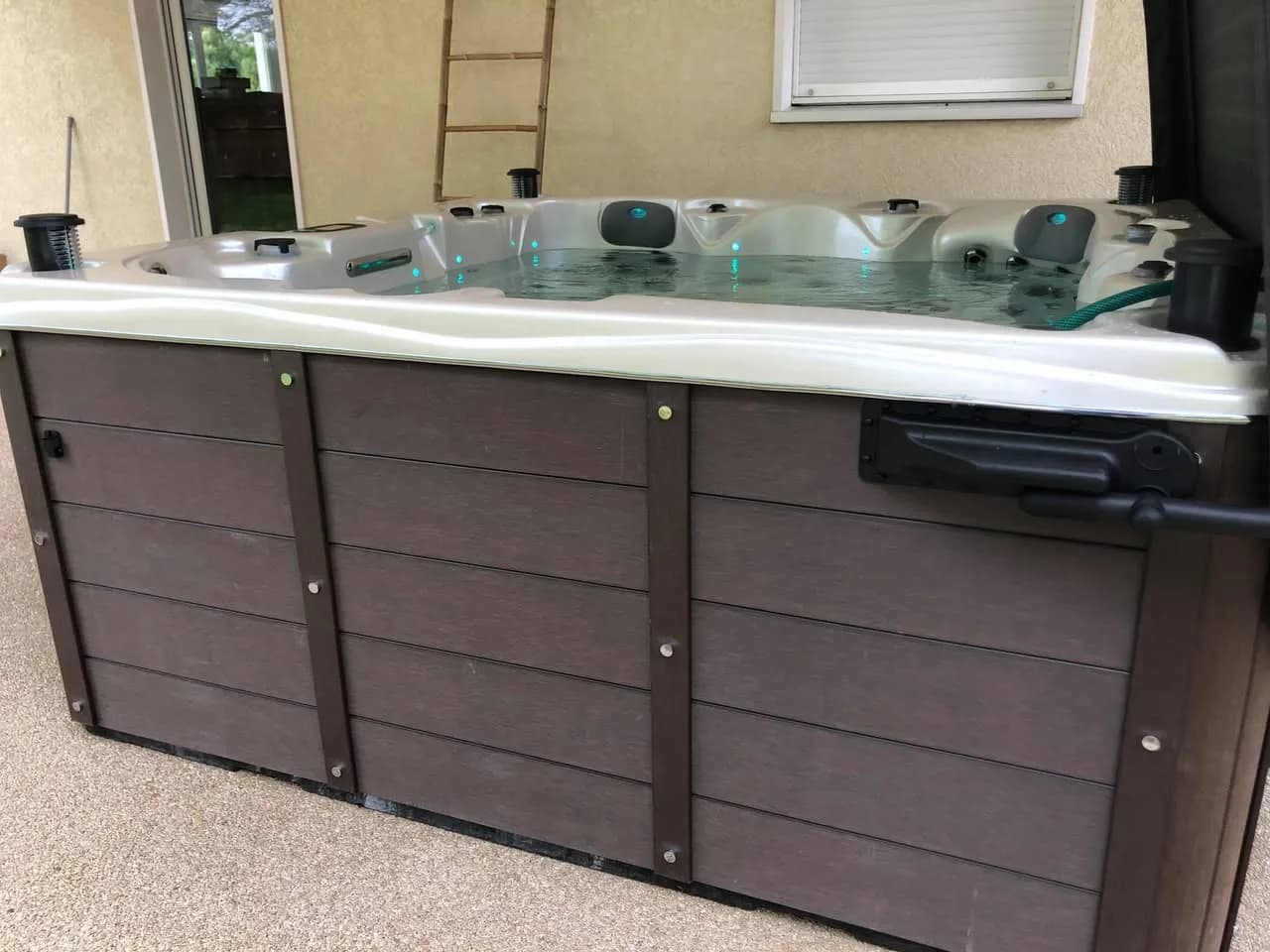 Installation d'un spa Toronto Full option, autre vue du chantier