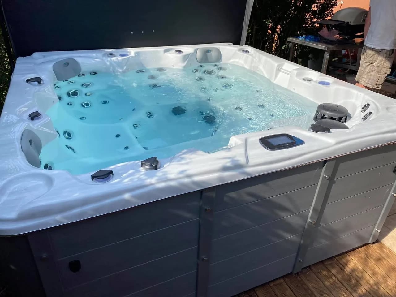 Installation d'un spa Toronto à Henridorff, autre vue du chantier
