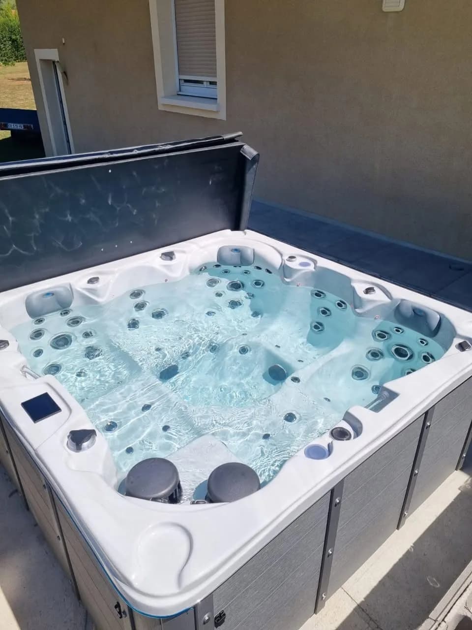 Installation d'un spa Toronto à Offemont, autre vue du chantier