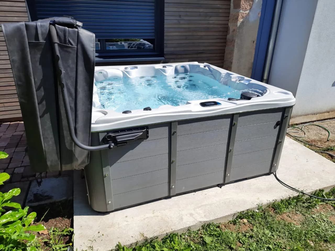 Installation d'un spa Toronto à Réguisheim, autre vue du chantier