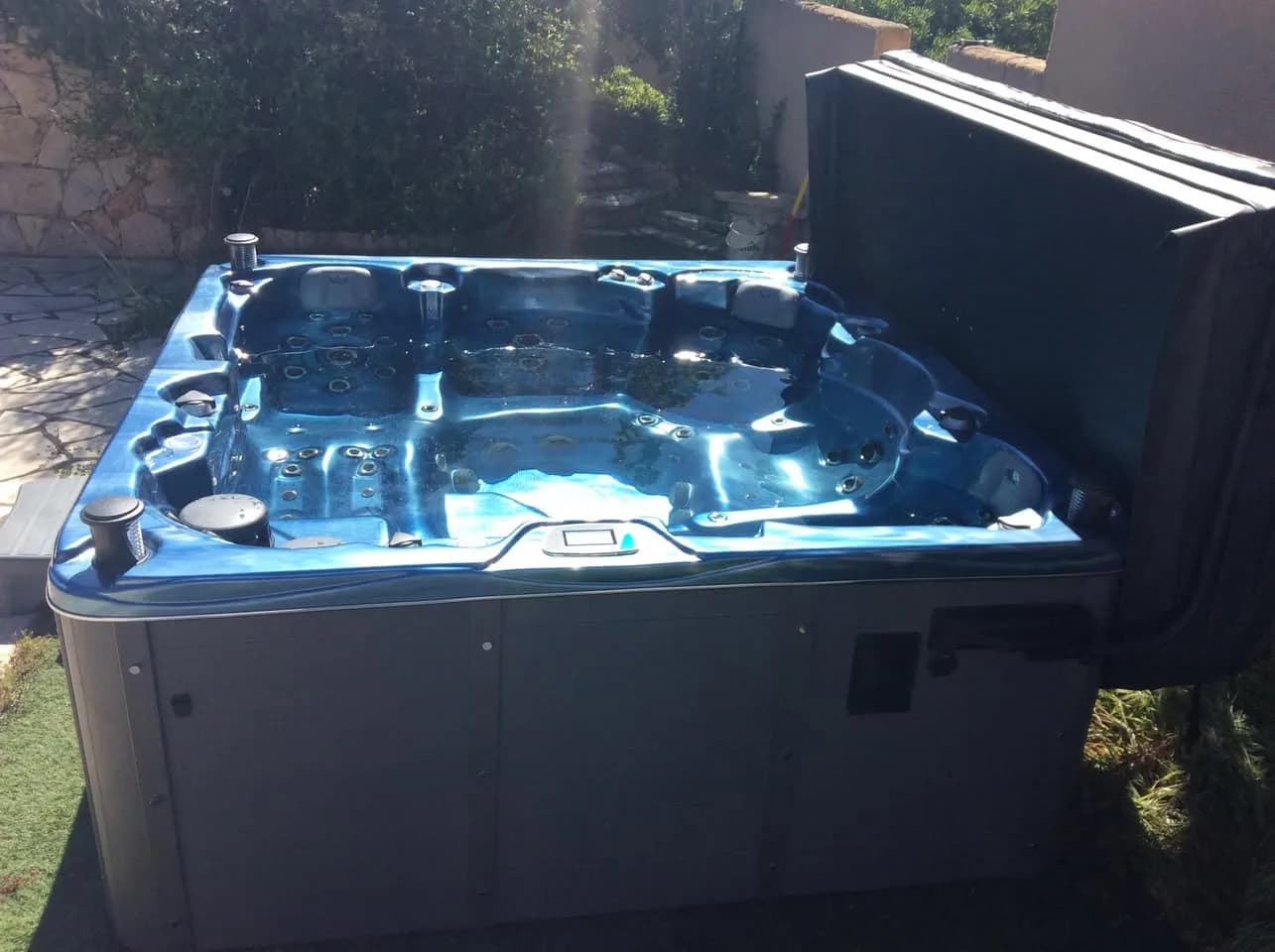 Installation d'un spa Vancouver à Agay, autre vue du chantier