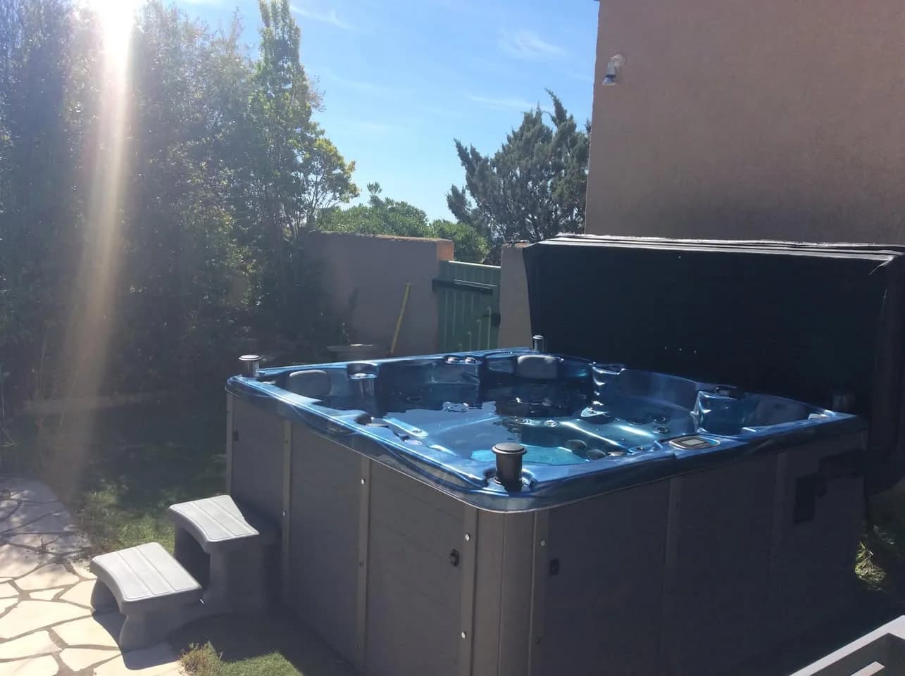 Installation d'un spa Vancouver à Agay, autre vue du chantier