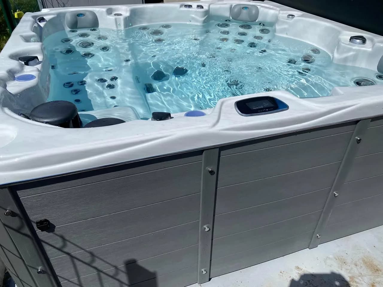 Installation d'un spa Vancouver à Balbronn, autre vue du chantier