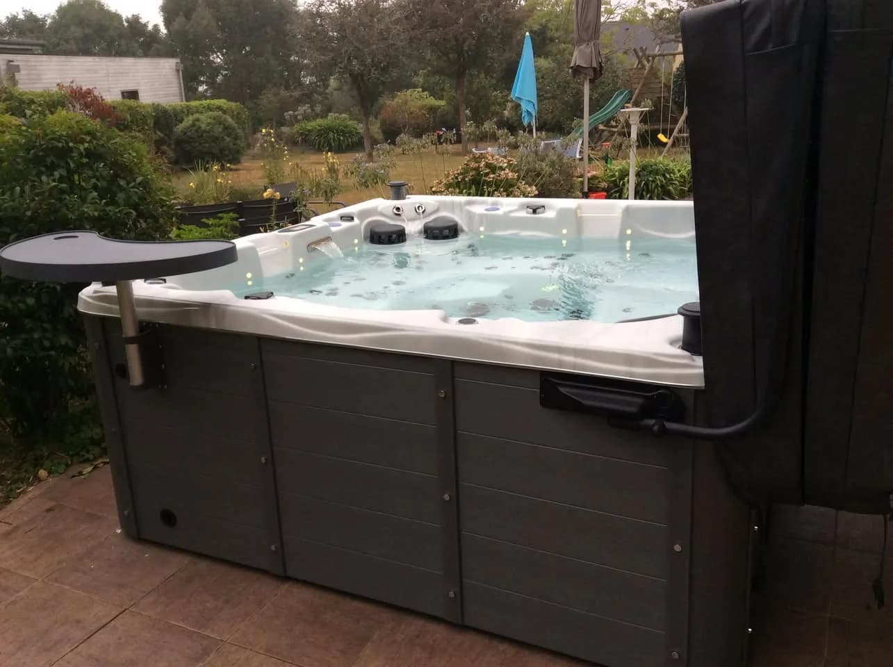 Installation d'un spa Vancouver à Brest, autre vue du chantier