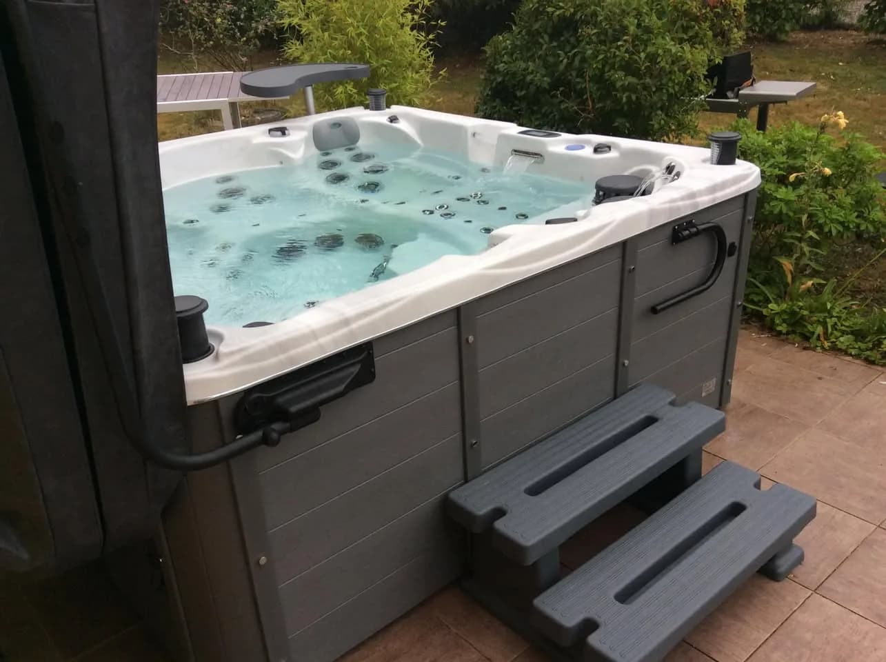 Installation d'un spa Vancouver à Brest, autre vue du chantier