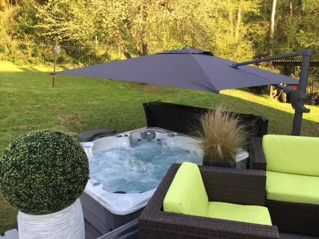 Installation d'un spa Vancouver dans le Val-d'Oise, autre vue du chantier