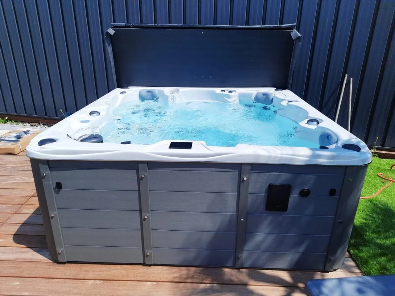 Installation d'un spa Vancouver à Farschviller, autre vue du chantier