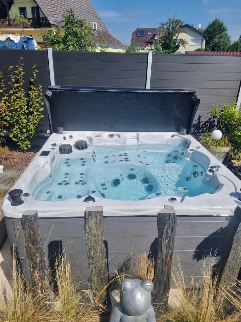 Installation d'un spa Vancouver Full option à Gambsheim, autre vue du chantier