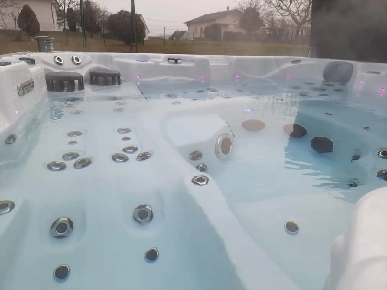 Installation d'un spa Vancouver Full option à Morschwiller-le-Bas, autre vue du chantier