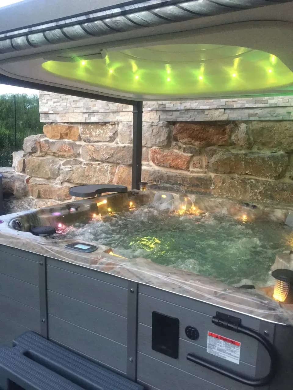 Installation d'un spa Vancouver Full option à Sainte-Maxime, autre vue du chantier