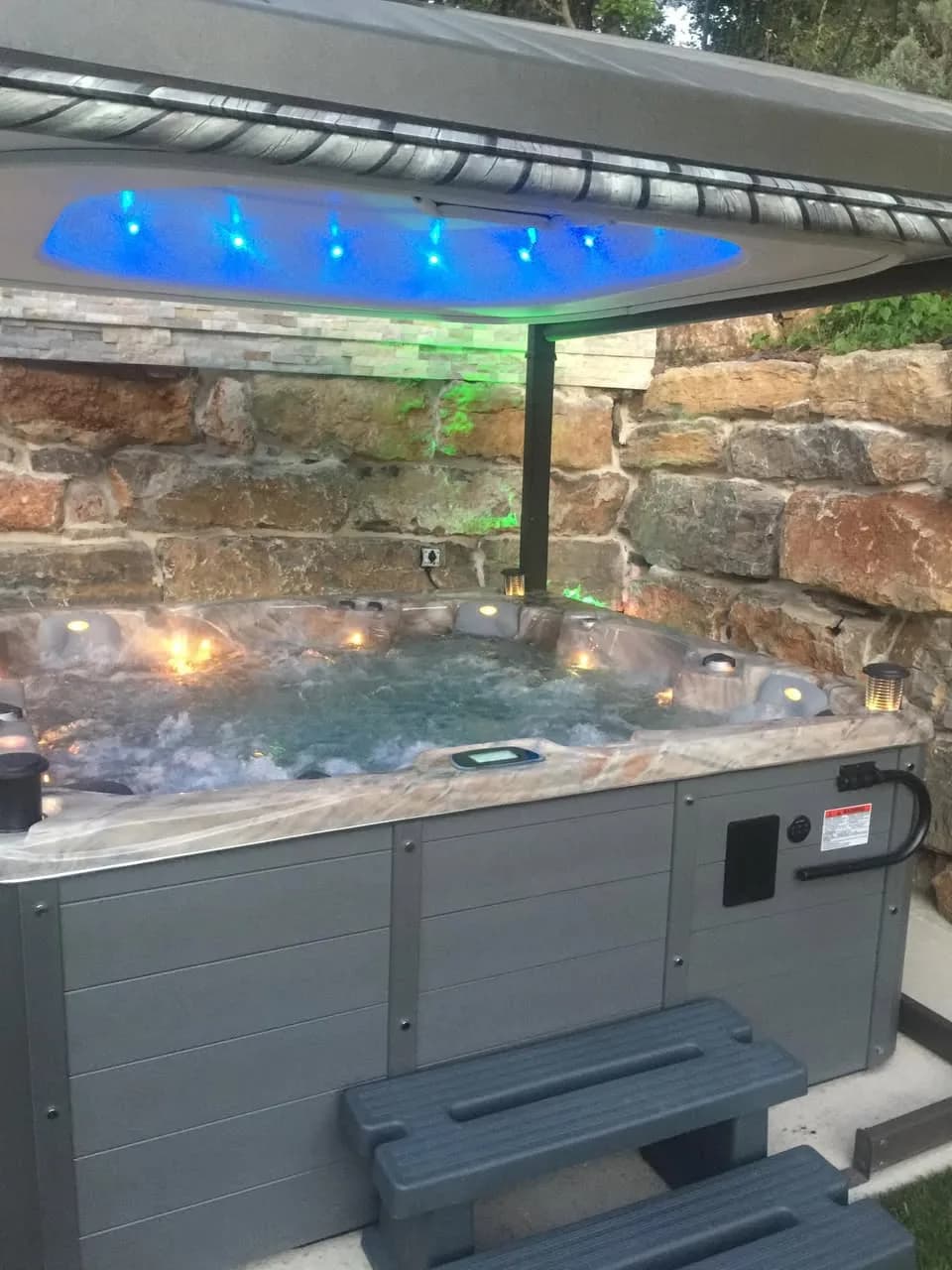 Installation d'un spa Vancouver Full option à Sainte-Maxime, autre vue du chantier