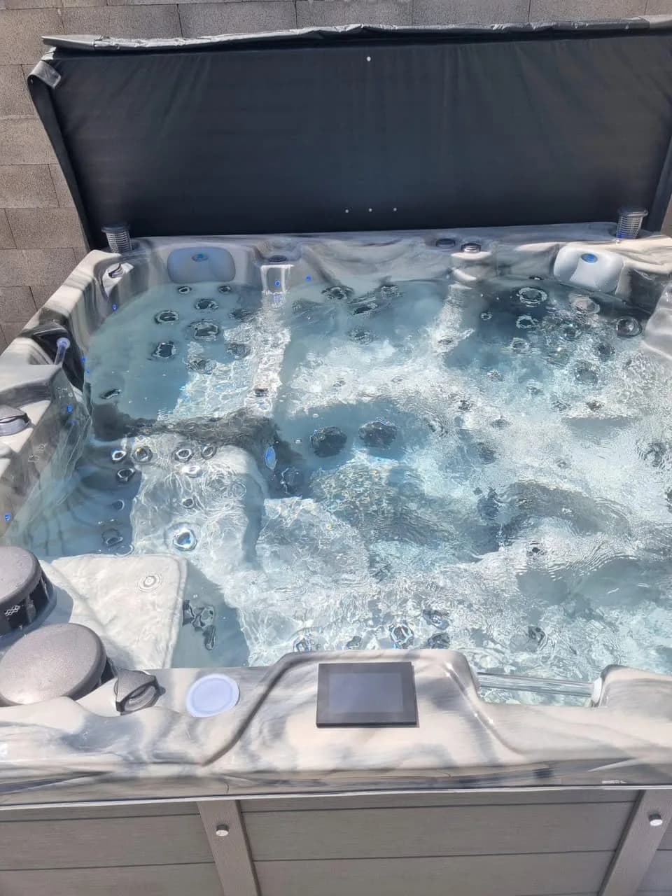 Installation d'un spa Vancouver à Gildwiller, autre vue du chantier