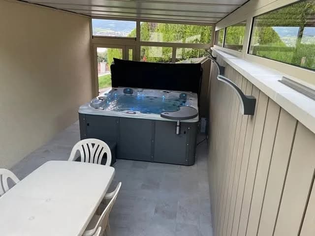 Installation d'un spa Vancouver à L'Horme, autre vue du chantier