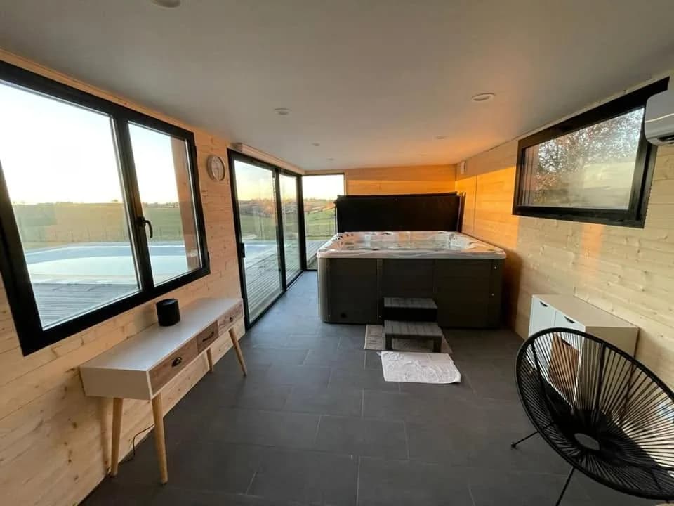 Installation d'un spa Vancouver à La Salvetat, autre vue du chantier