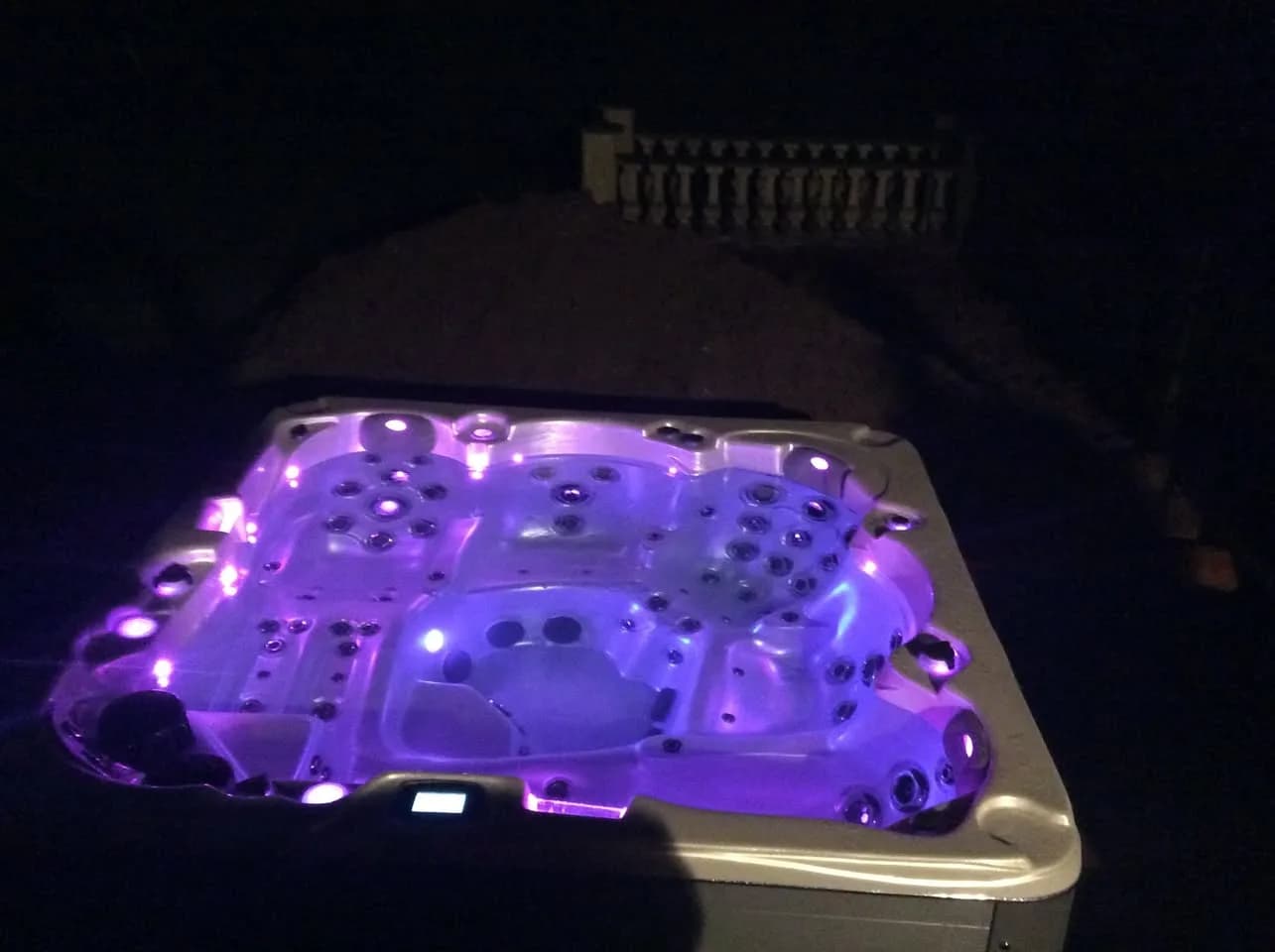Installation d'un spa Vancouver à Lesdins, autre vue du chantier