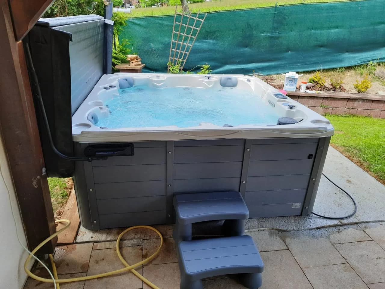 Installation d'un spa Vancouver à Roppentzwiller, autre vue du chantier