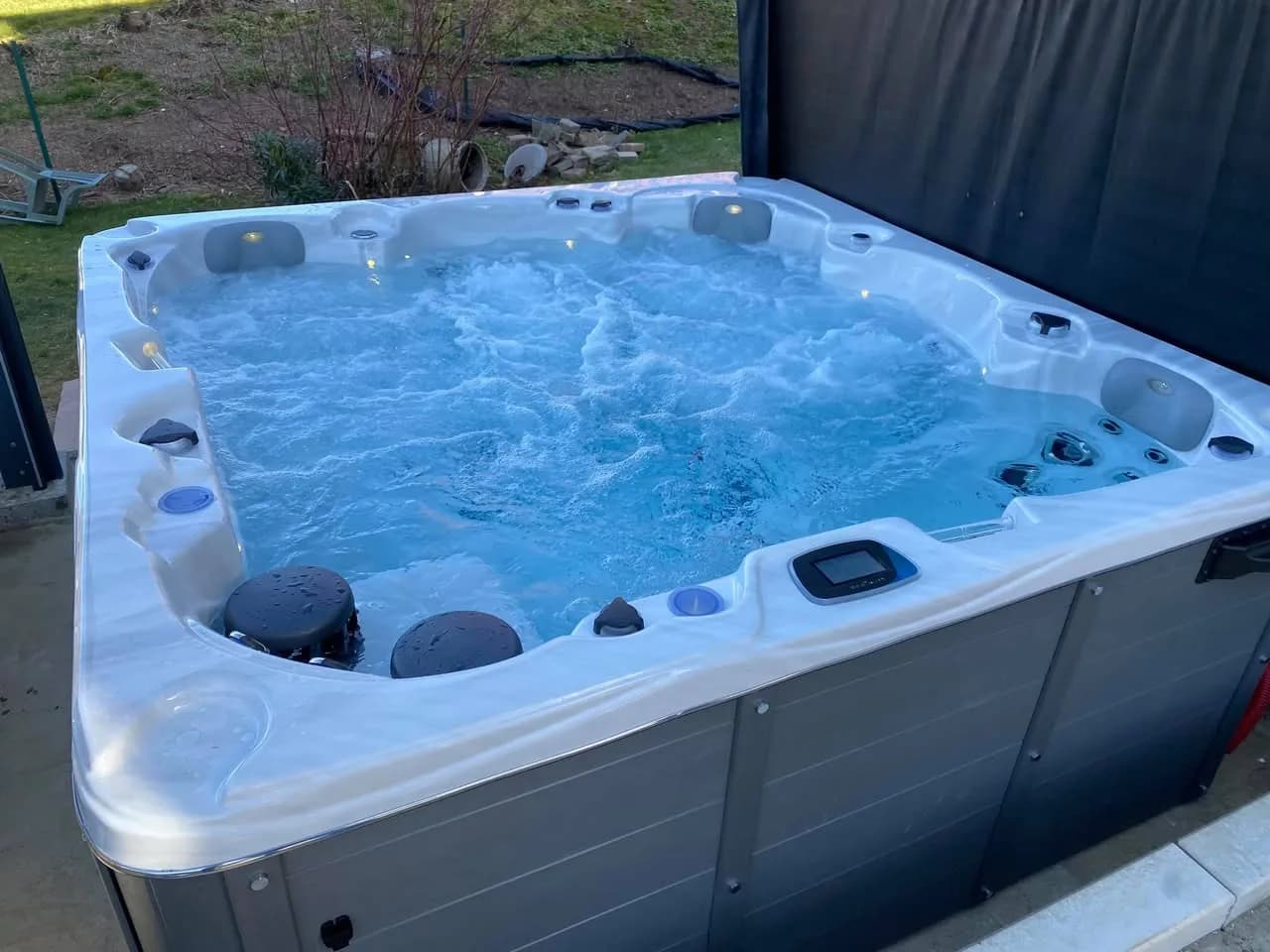 Installation d'un spa Vancouver à Seppois-le-Haut, autre vue du chantier